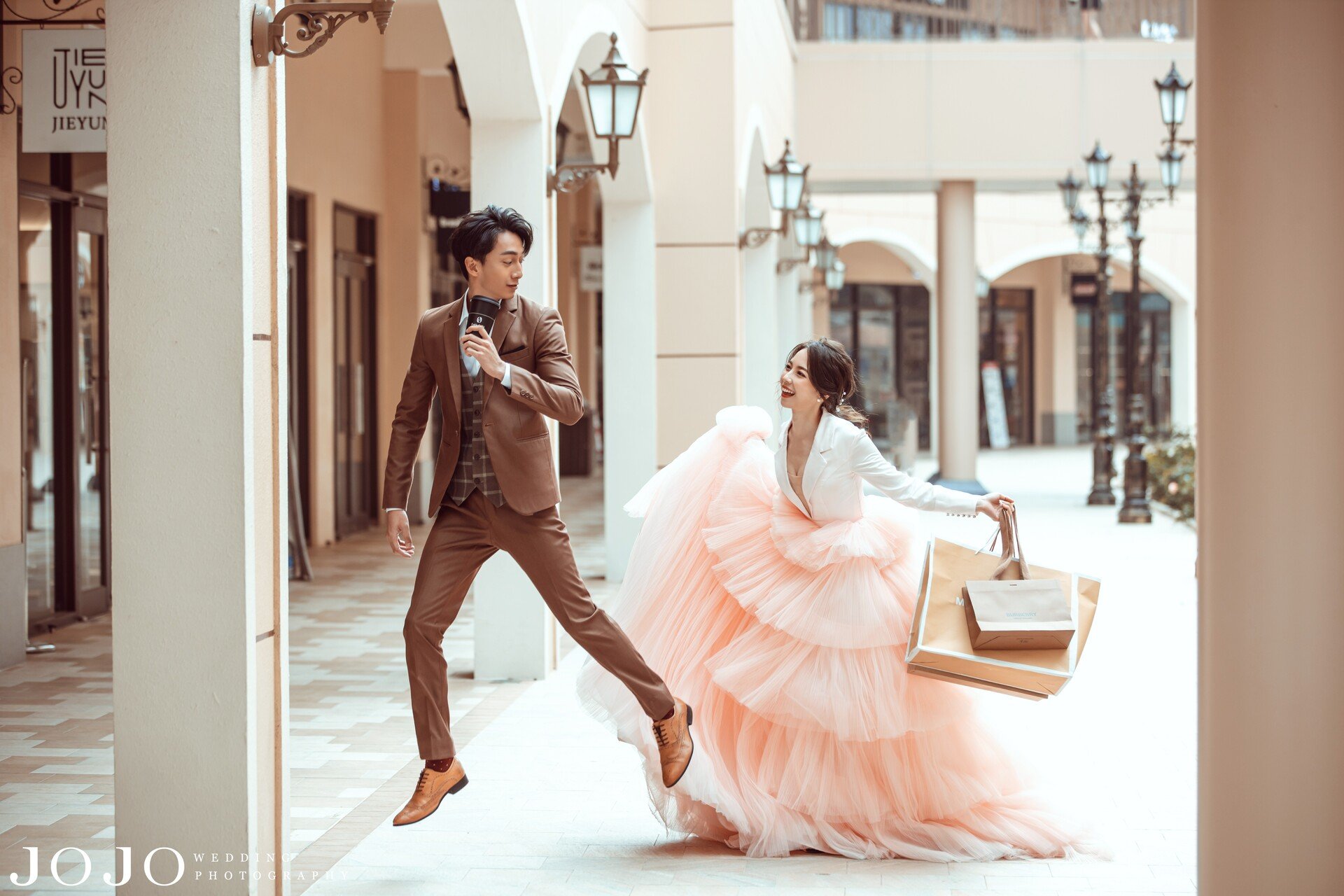 拍婚紗道具推薦-百貨購物袋