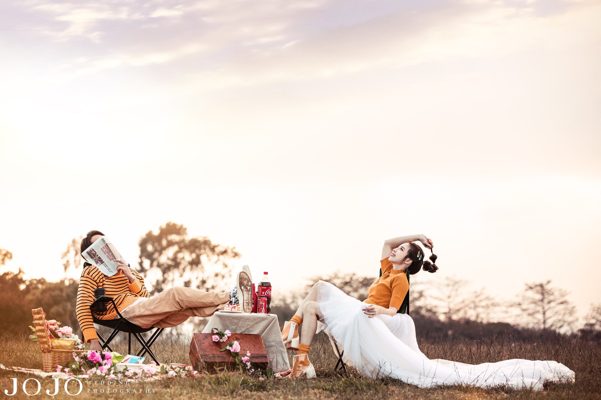 拍婚紗道具推薦-野餐道具